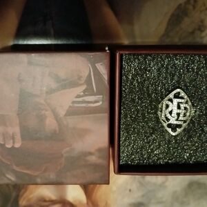 Taylor Swift official Red adjustable silver ri g in decorative box